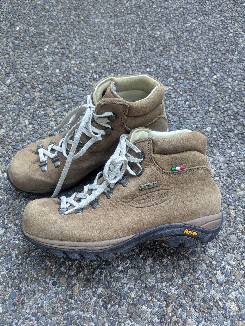 Zamberlan Brown Leather Gortex Hiking Boots
